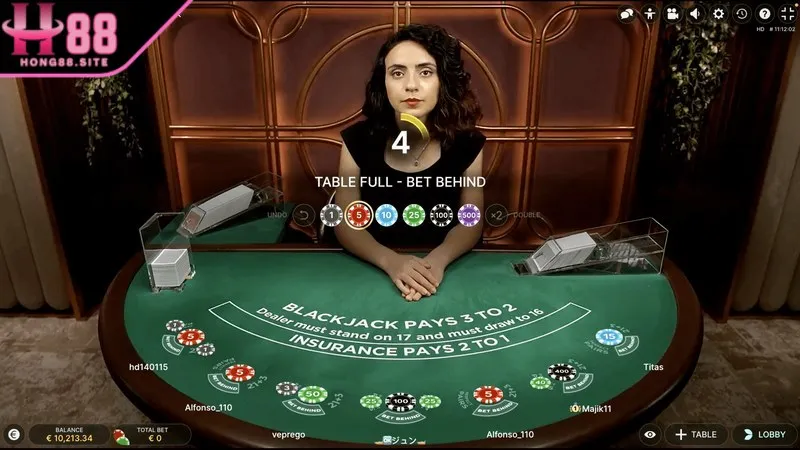 Live Casino Hong88 không khiến bạn cảm thấy nhàm chán